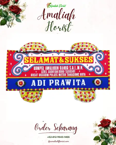 Papan Bunga Ucapan Selamat Tlogoadi